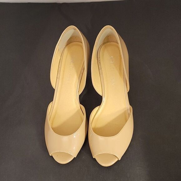 CL BY LAUNDRY PEEP TOE D'ORSAY WEDGE SANDAL - Picture 3 of 15